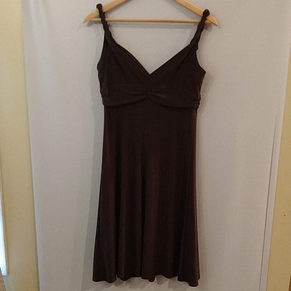 Bisou Bisou brown dress